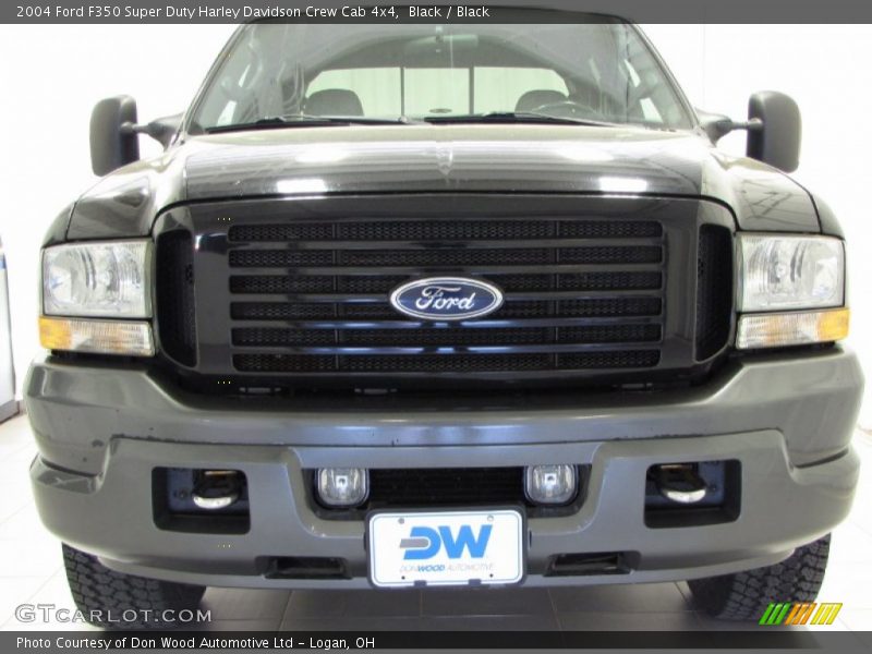 Black / Black 2004 Ford F350 Super Duty Harley Davidson Crew Cab 4x4