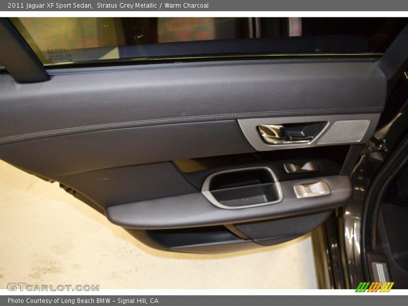 Stratus Grey Metallic / Warm Charcoal 2011 Jaguar XF Sport Sedan