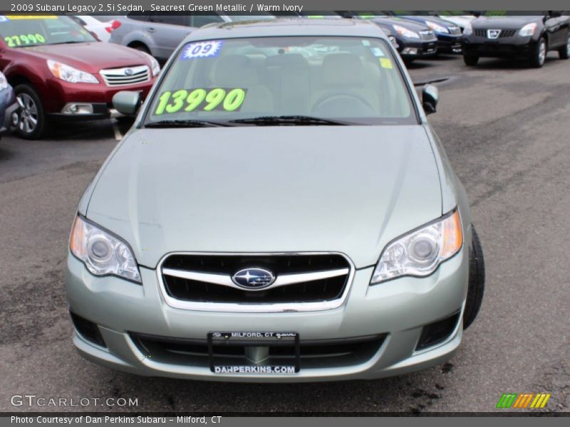 Seacrest Green Metallic / Warm Ivory 2009 Subaru Legacy 2.5i Sedan