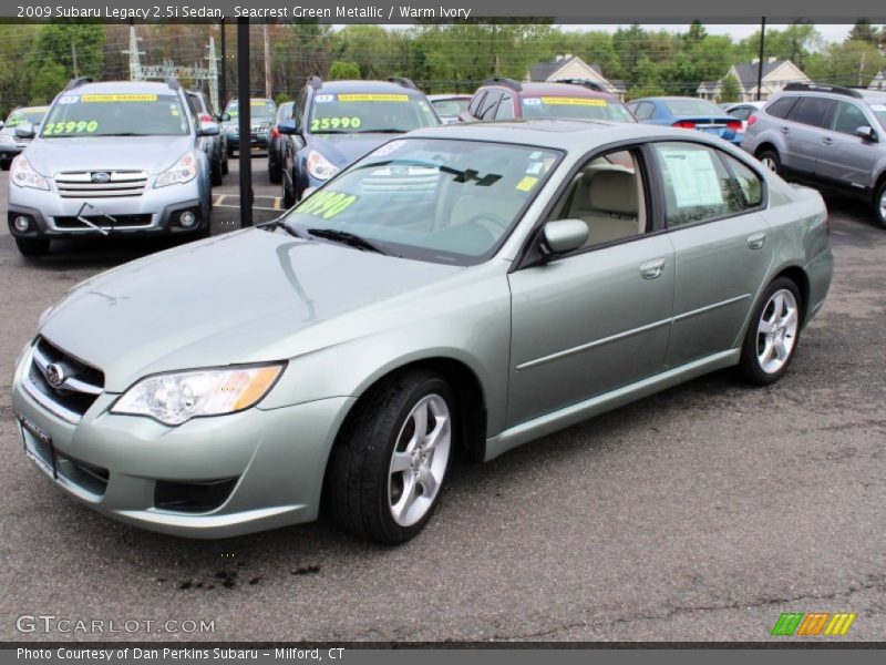 Seacrest Green Metallic / Warm Ivory 2009 Subaru Legacy 2.5i Sedan