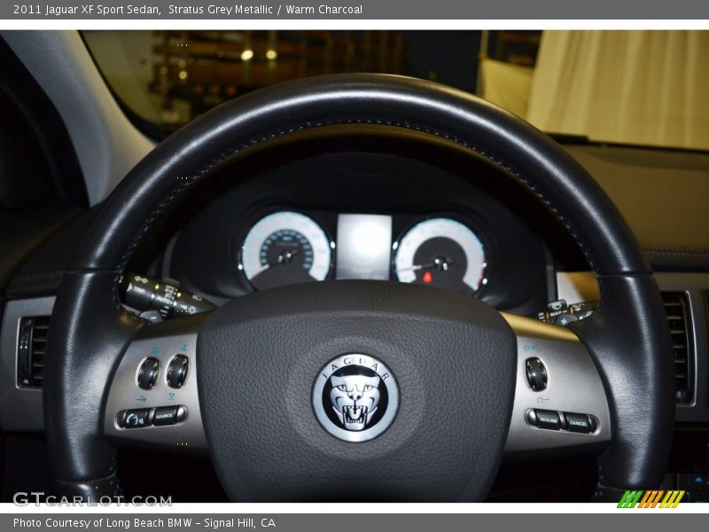 Stratus Grey Metallic / Warm Charcoal 2011 Jaguar XF Sport Sedan