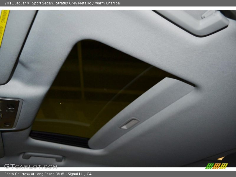 Stratus Grey Metallic / Warm Charcoal 2011 Jaguar XF Sport Sedan