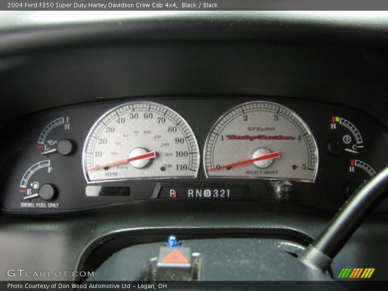  2004 F350 Super Duty Harley Davidson Crew Cab 4x4 Harley Davidson Crew Cab 4x4 Gauges