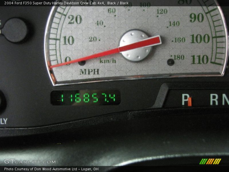 Black / Black 2004 Ford F350 Super Duty Harley Davidson Crew Cab 4x4