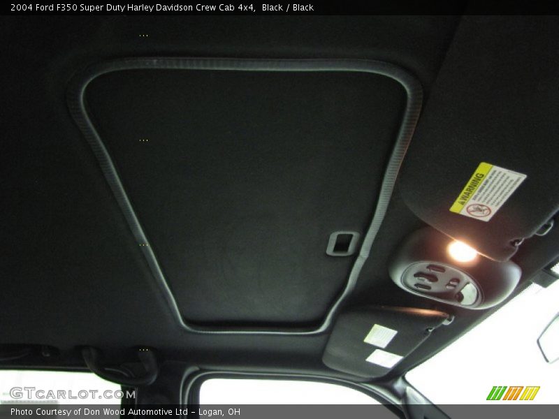 Black / Black 2004 Ford F350 Super Duty Harley Davidson Crew Cab 4x4