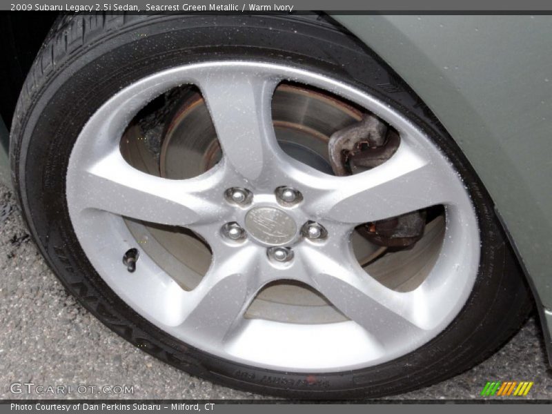 Seacrest Green Metallic / Warm Ivory 2009 Subaru Legacy 2.5i Sedan