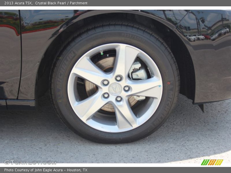 Crystal Black Pearl / Parchment 2013 Acura TSX