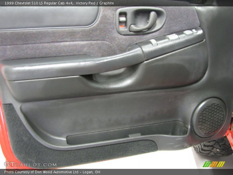 Victory Red / Graphite 1999 Chevrolet S10 LS Regular Cab 4x4