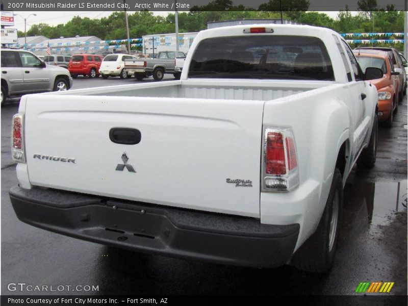 Arctic White / Slate 2007 Mitsubishi Raider LS Extended Cab