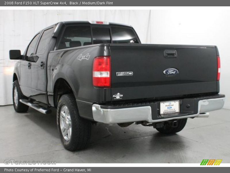 Black / Medium/Dark Flint 2008 Ford F150 XLT SuperCrew 4x4