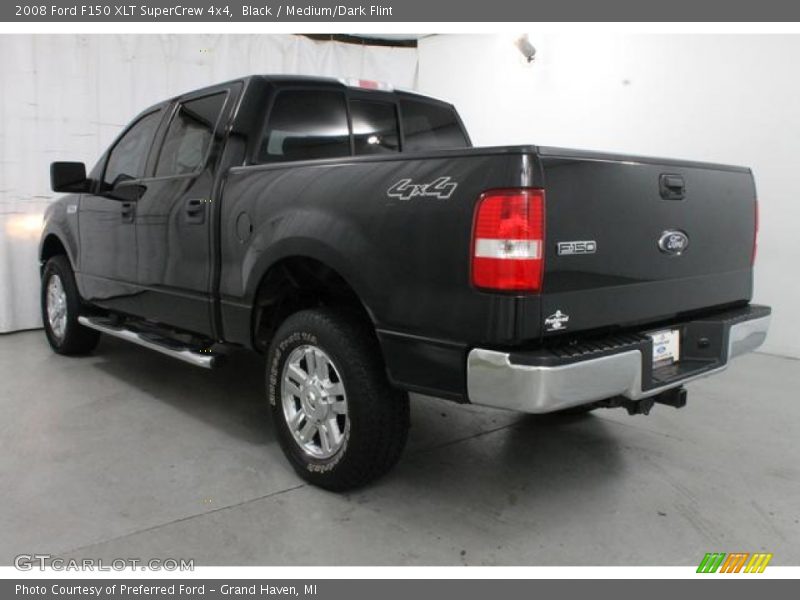 Black / Medium/Dark Flint 2008 Ford F150 XLT SuperCrew 4x4