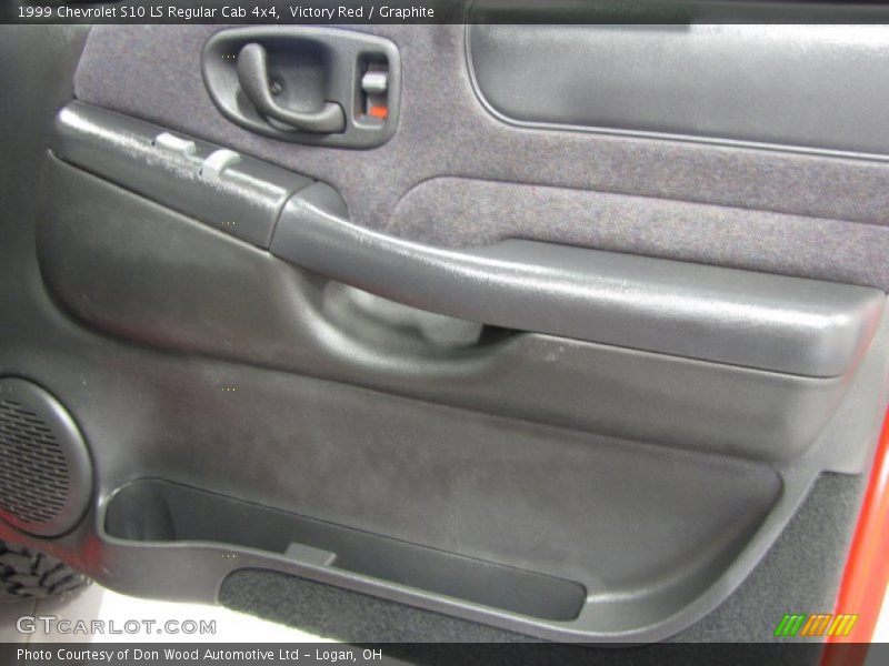 Victory Red / Graphite 1999 Chevrolet S10 LS Regular Cab 4x4