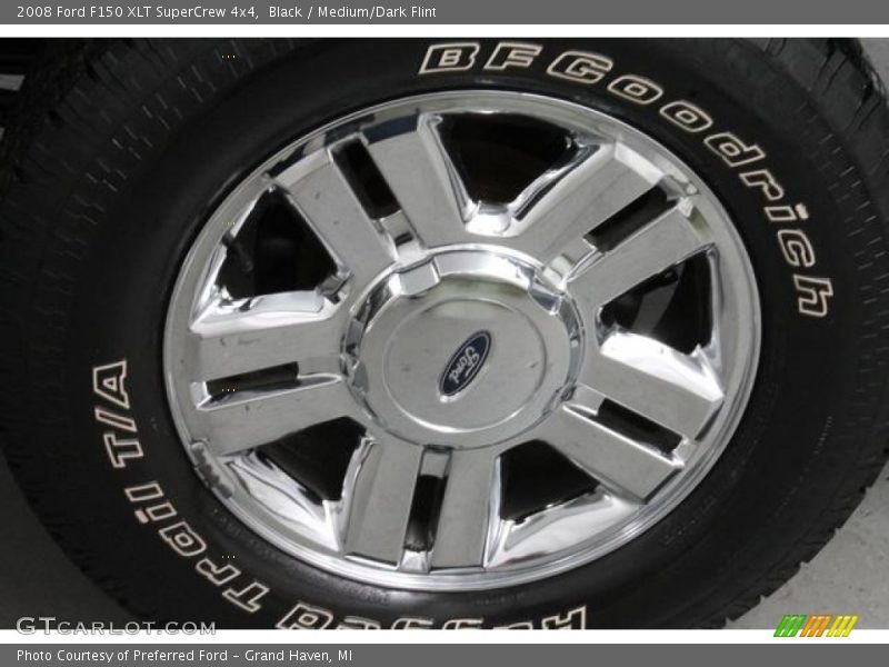 Black / Medium/Dark Flint 2008 Ford F150 XLT SuperCrew 4x4