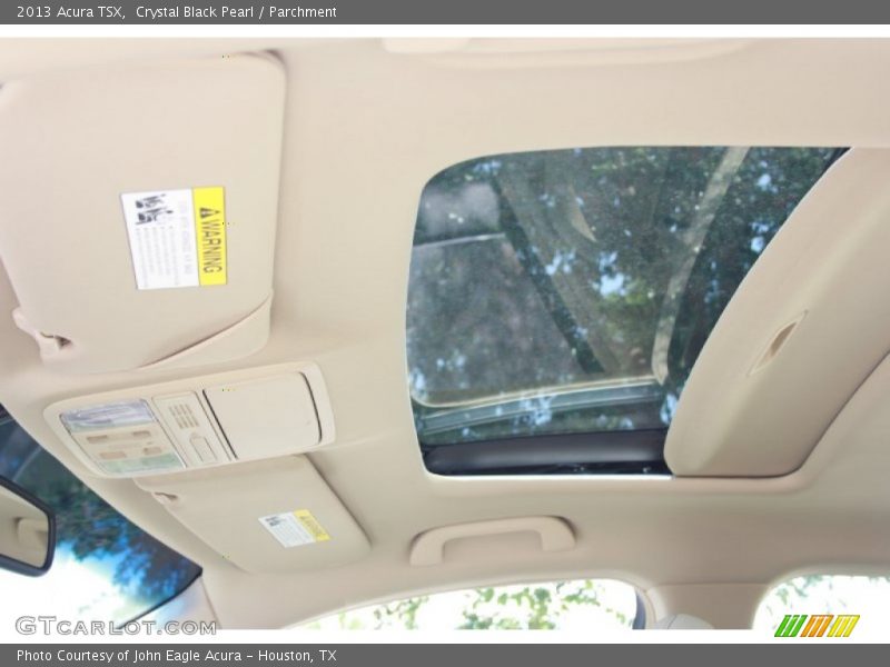 Crystal Black Pearl / Parchment 2013 Acura TSX