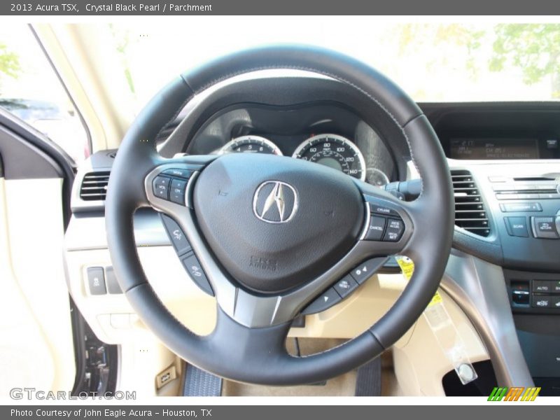 Crystal Black Pearl / Parchment 2013 Acura TSX
