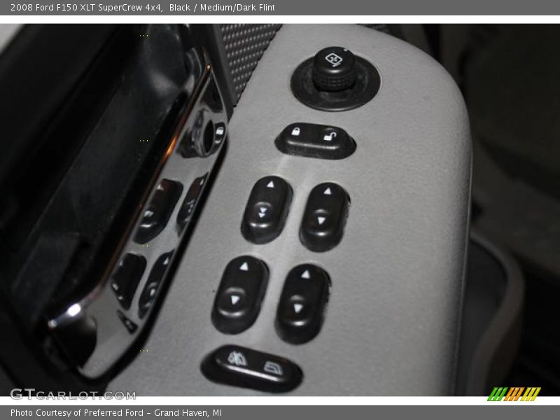 Black / Medium/Dark Flint 2008 Ford F150 XLT SuperCrew 4x4