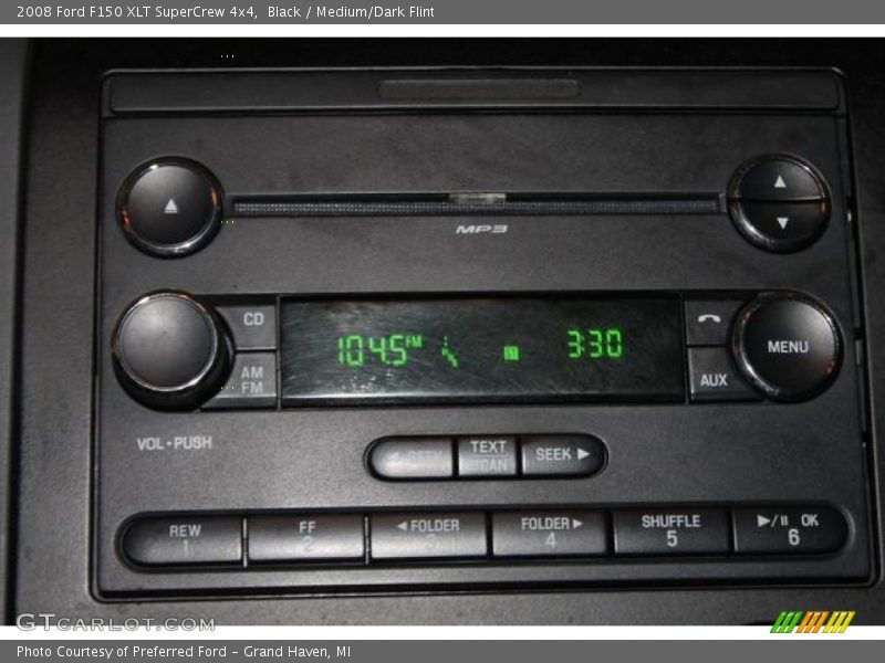 Black / Medium/Dark Flint 2008 Ford F150 XLT SuperCrew 4x4