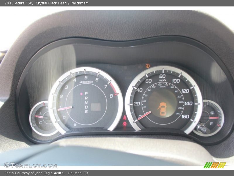 Crystal Black Pearl / Parchment 2013 Acura TSX