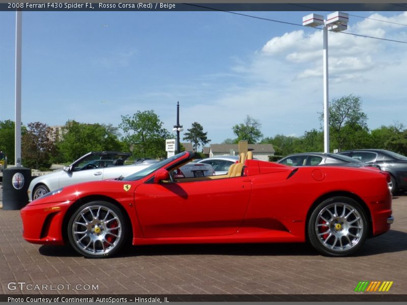  2008 F430 Spider F1 Rosso Corsa (Red)