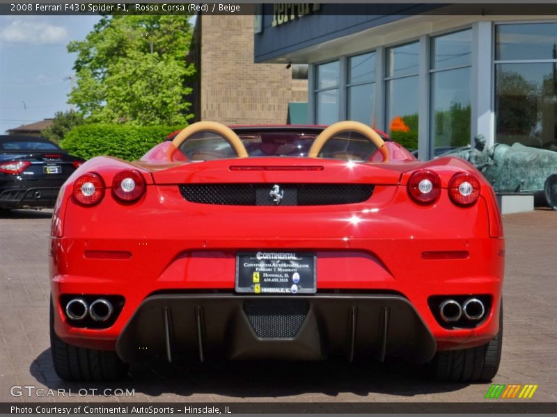 Rosso Corsa (Red) / Beige 2008 Ferrari F430 Spider F1
