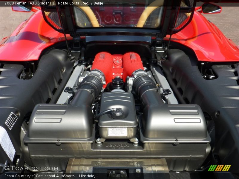  2008 F430 Spider F1 Engine - 4.3 Liter DOHC 32-Valve VVT V8