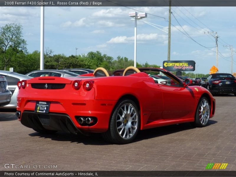 Rosso Corsa (Red) / Beige 2008 Ferrari F430 Spider F1