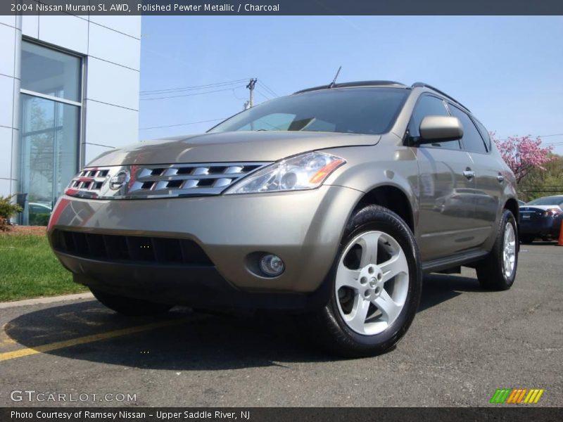 Polished Pewter Metallic / Charcoal 2004 Nissan Murano SL AWD