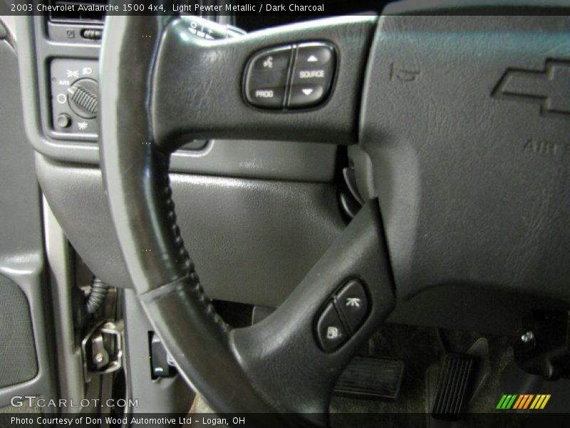 Light Pewter Metallic / Dark Charcoal 2003 Chevrolet Avalanche 1500 4x4