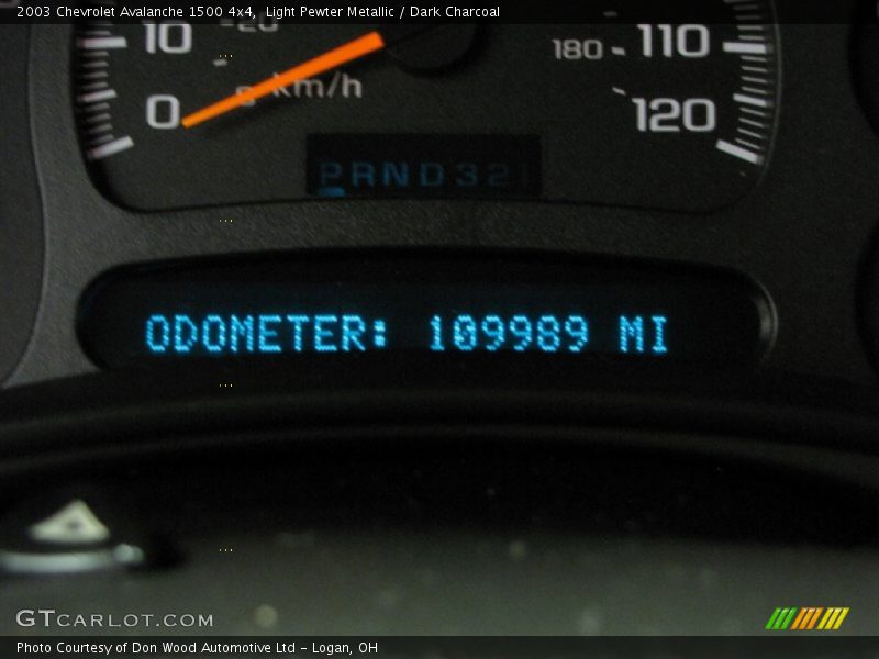Light Pewter Metallic / Dark Charcoal 2003 Chevrolet Avalanche 1500 4x4