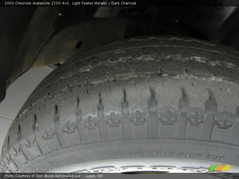 Light Pewter Metallic / Dark Charcoal 2003 Chevrolet Avalanche 1500 4x4