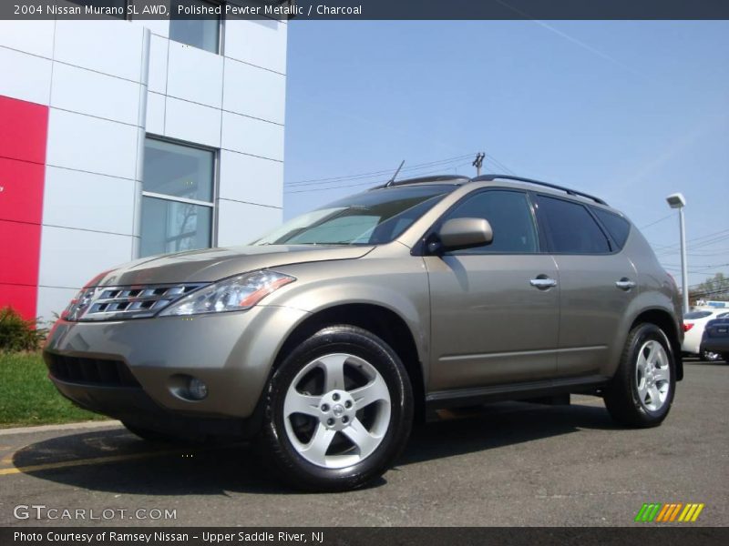 Polished Pewter Metallic / Charcoal 2004 Nissan Murano SL AWD
