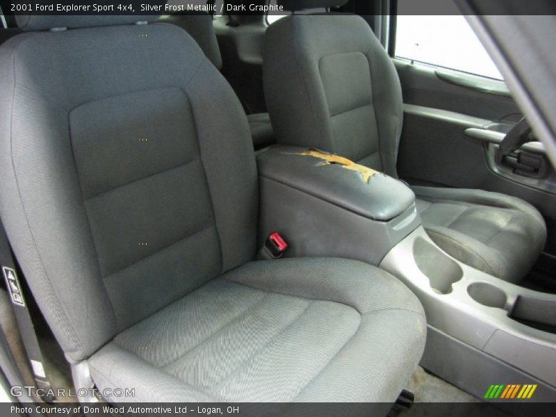 Silver Frost Metallic / Dark Graphite 2001 Ford Explorer Sport 4x4