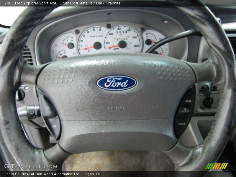 Silver Frost Metallic / Dark Graphite 2001 Ford Explorer Sport 4x4