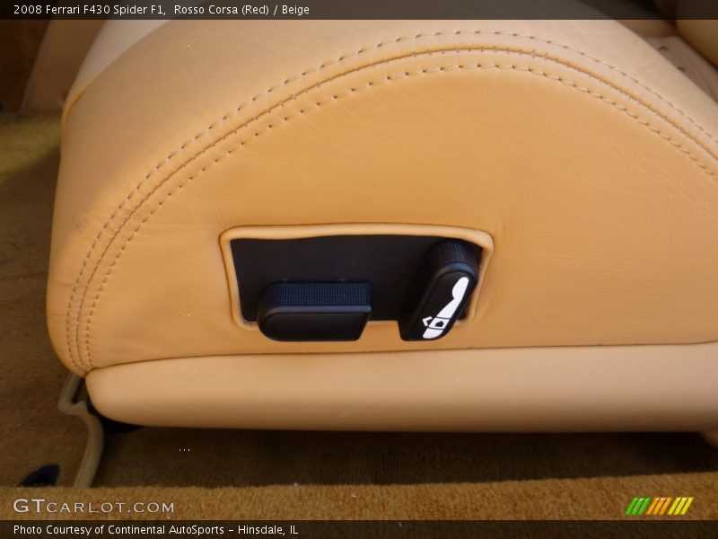 Controls of 2008 F430 Spider F1