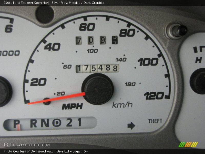 Silver Frost Metallic / Dark Graphite 2001 Ford Explorer Sport 4x4