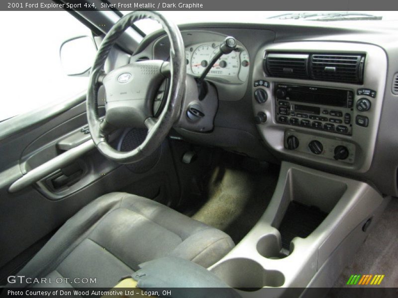 Silver Frost Metallic / Dark Graphite 2001 Ford Explorer Sport 4x4