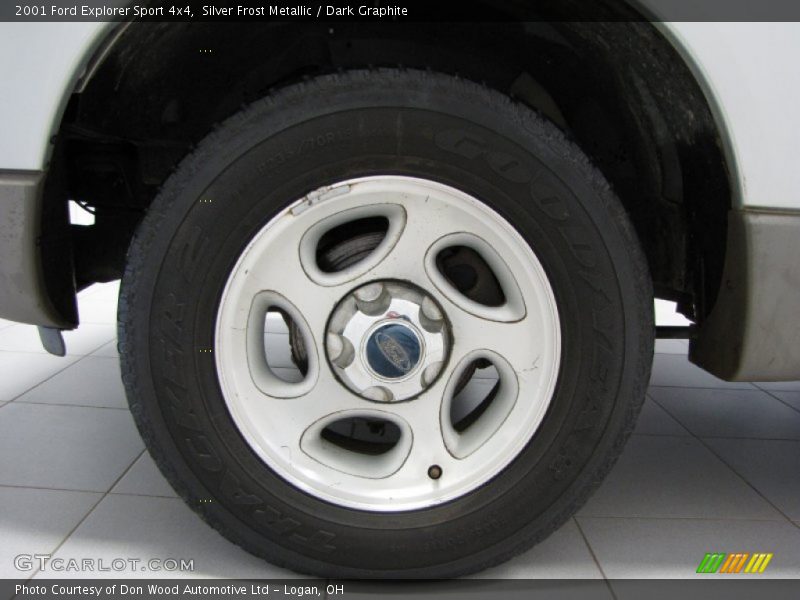 Silver Frost Metallic / Dark Graphite 2001 Ford Explorer Sport 4x4