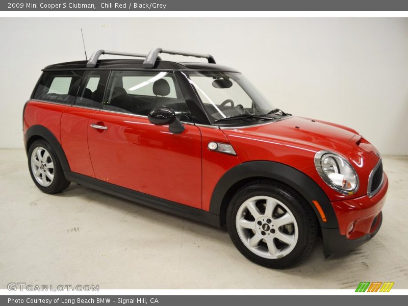 Chili Red / Black/Grey 2009 Mini Cooper S Clubman