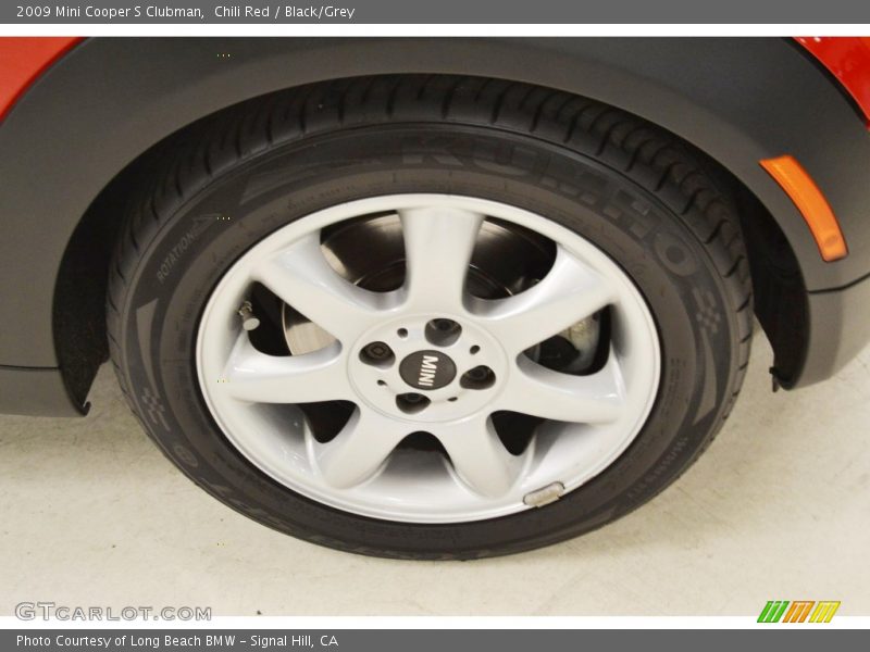 Chili Red / Black/Grey 2009 Mini Cooper S Clubman