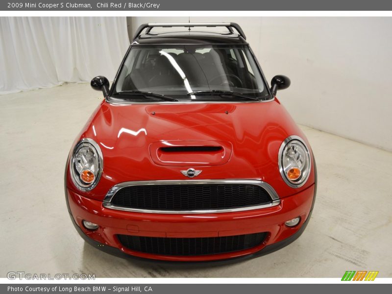 Chili Red / Black/Grey 2009 Mini Cooper S Clubman