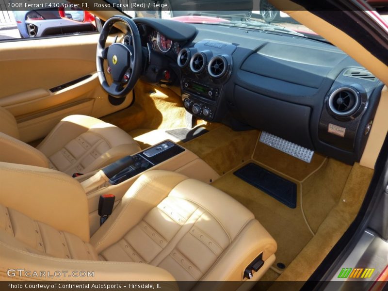  2008 F430 Spider F1 Beige Interior