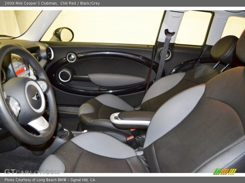 Chili Red / Black/Grey 2009 Mini Cooper S Clubman