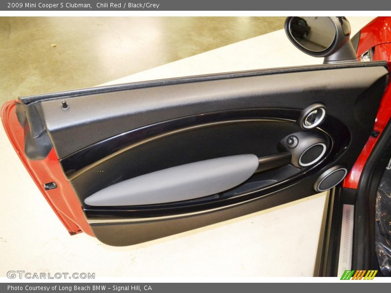 Chili Red / Black/Grey 2009 Mini Cooper S Clubman