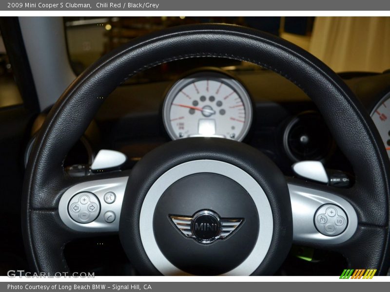 Chili Red / Black/Grey 2009 Mini Cooper S Clubman