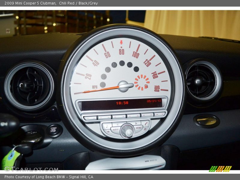 Chili Red / Black/Grey 2009 Mini Cooper S Clubman
