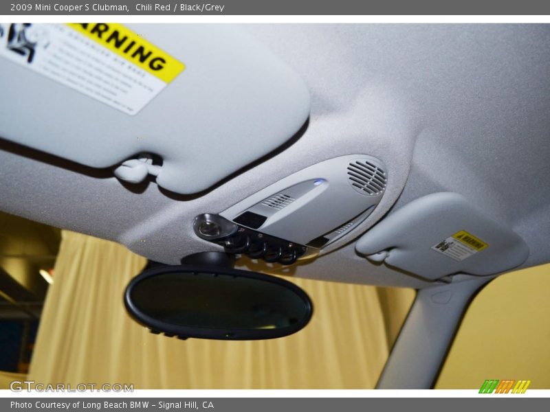 Chili Red / Black/Grey 2009 Mini Cooper S Clubman