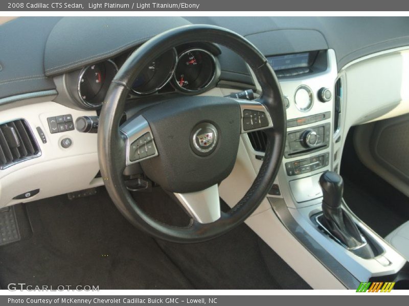 Light Platinum / Light Titanium/Ebony 2008 Cadillac CTS Sedan