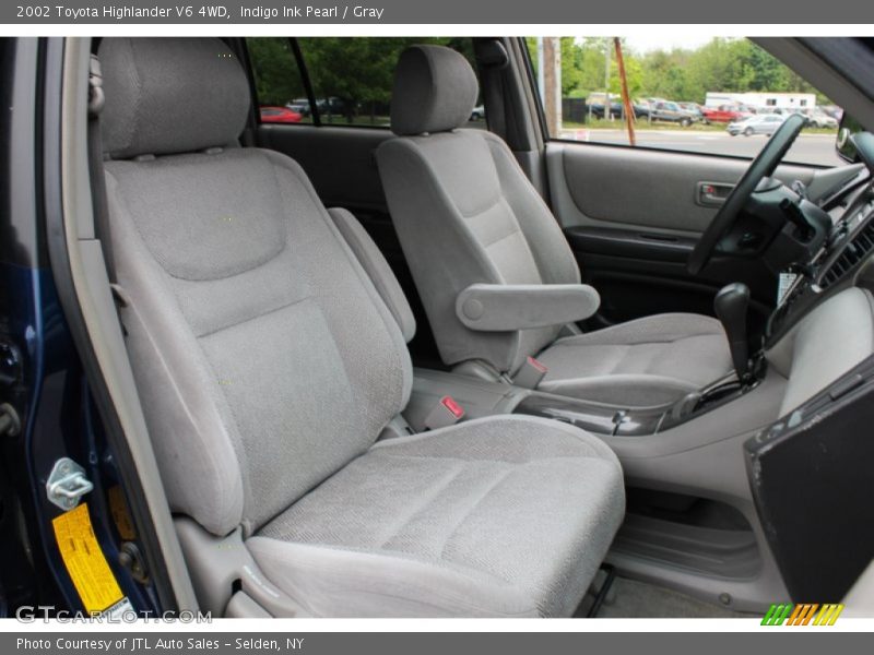 Indigo Ink Pearl / Gray 2002 Toyota Highlander V6 4WD