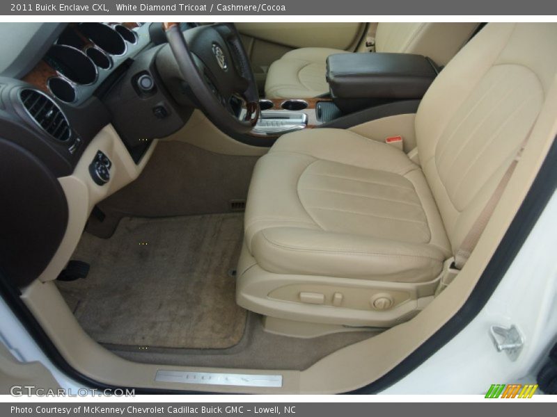 White Diamond Tricoat / Cashmere/Cocoa 2011 Buick Enclave CXL