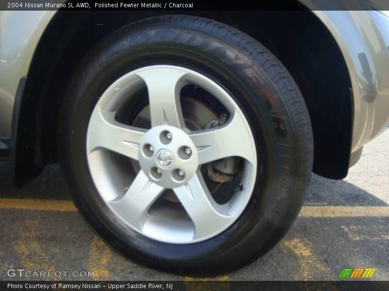 Polished Pewter Metallic / Charcoal 2004 Nissan Murano SL AWD